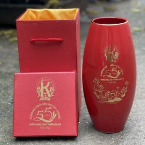 Bình hoa bát tràng in logo đẹp Giá Tốt Sang Trọng BHLGQBV44