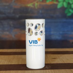 Lọ hoa in logo VIB chất lượng Tiện dụng BHLGQBV37