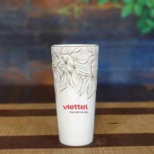 Bình hoa in logo Viettel chát lượng ý nghĩa BHLGQBV41