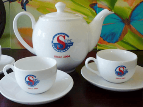 Bộ Ấm Trà Minh Long quà tặng 0.5 L Camellia Trắng GIá In Logo quà tặng cao cấp Đẹp ACLGQBV14 Bộ Ấm Trà Minh Long quà tặng 0.5 L Camellia Trắng GIá In Logo quà tặng cao cấp Đẹp ACLGQBV14