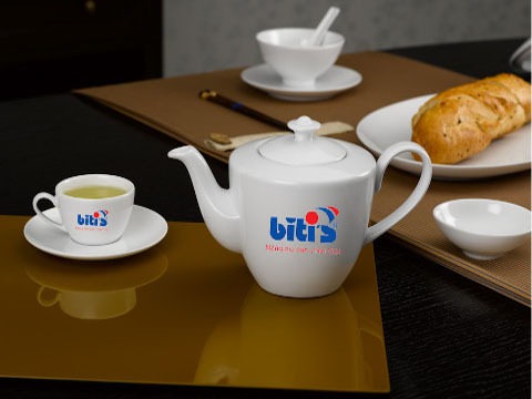 Bộ Ấm Trà Minh Long quà tặng 0.45 L Daisy Trắng Giá In Logo quà tặng giá tốt Đẹp ACLGQBV16 Bộ Ấm Trà Minh Long quà tặng 0.45 L Daisy Trắng Giá In Logo quà tặng giá tốt Đẹp ACLGQBV16