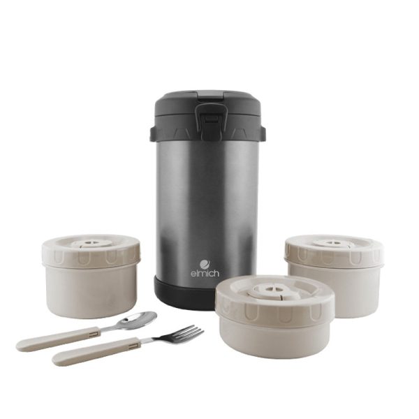 Hộp cơm giữ nhiệt văn phòng Inox 316 Elmich EL-8030 dung tích 2.2 lít Cao Cấp BGNQBV186
