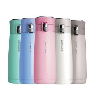 LHC3246GRN - BÌNH GIỮ NHIỆT Macaron I.d Tumbler nhãn hiệu Lock&Lock - Màu xanh lá Chính Hãng BGNQBV139