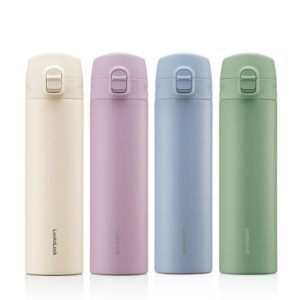 LHC3270IVY - Bình giữ nhiệt LocknLock Slim Fit OneTouch 400ml - Màu trắng ngà Giá Tốt Sang Trọng BGNQBV148
