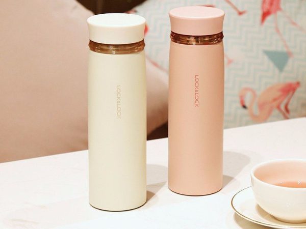 LHC4131IVY - Bình giữ nhiệt Lock&Lock Feather Light Ring Vacuum Tumbler 450ml - Màu ngà ý nghĩa BGNQBV132