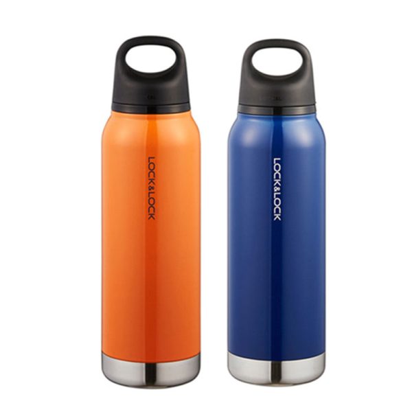 LHC4154ORG - Bình giữ nhiệt bằng thép không gỉ Lock&Lock Loop Tumbler 620ml - Màu cam Đẹp Tinh Tế BGNQBV138