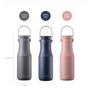 LHC4202NVY- Bình giữ nhiệt Lock&Lock Metro Double 470ml - Màu xanh Navy Tiện dụng BGNQBV128