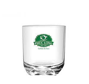 Ly thủy tinh in logo doanh nghiệp Phúc Long Cao Cấp LTTLGQBV17