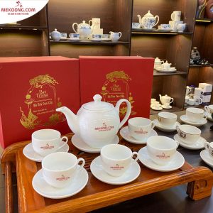 Ấm Chén In Logo Quà Tặng No.4667 Mekoong HG Cao Cấp