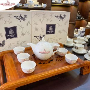 Ấm Chén Quà Tặng In Logo No.4677 Mekoong HG Giá Tốt