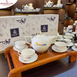 Ấm Chén Quà Tặng In Logo No.4683 Mekoong HG Đẹp