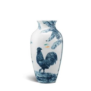 Bình hoa 27×14.5cm Hạnh Phúc Cobalt In Logo quà tặng Vietell HG cho doanh nghiệp BHLGQBV12