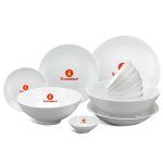 Bộ đồ ăn 10 người 35 sản phẩm – Daisy – Trắng In Logo VinGroup HG