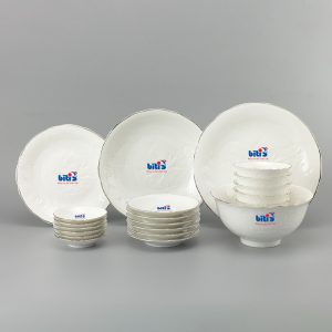 Bộ Đồ Ăn Minh Long Mẫu Đơn CBK IFP 22 Sản Phẩm in logo Bitis HG