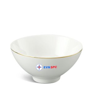 Chén cơm 11.5 cm – Daisy IFP – Chỉ VàngIn Logo EVN SPC HG
