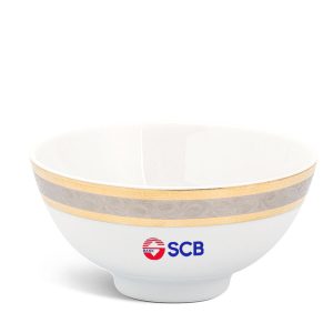 Chén cơm 11.5 cm – Jasmine – Hoa HồngIn Logo Saccombank HG