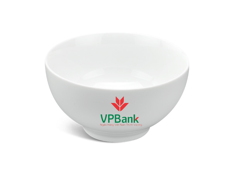 Chén Sứ Ăn Cơm Minh Long Camellia – TrắngIn Logo VP Bank HG Chén Sứ Ăn Cơm Minh Long Camellia – TrắngIn Logo VP Bank HG