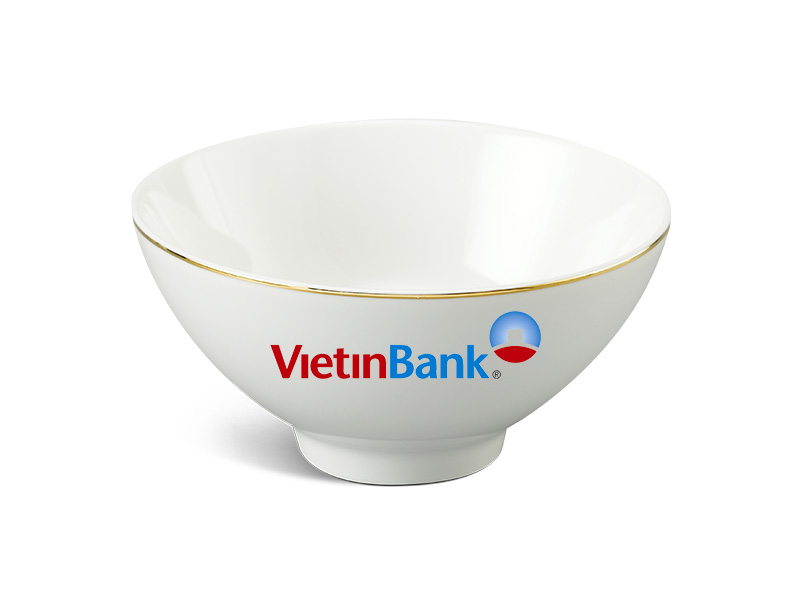 Chén Sứ Ăn Cơm Minh Long Daisy IFP – Chỉ Vàng In Logo VietinBank HG Chén Sứ Ăn Cơm Minh Long Daisy IFP – Chỉ Vàng In Logo VietinBank HG