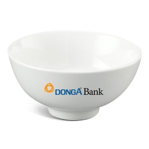 Chén Sứ Ăn Cơm Minh Long Jasmine IFP – Trắng Ngà In Logo Dong A HG