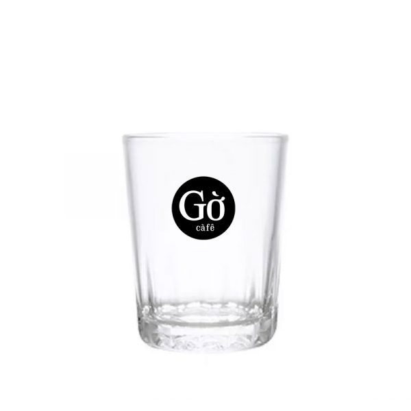 Ly thủy tinh in logo quán gờ café Đẹp Tinh Tế LTTLGQBV08