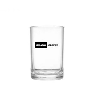 Ly thủy tinh in logo quán cafe milano ý nghĩa LTTLGQBV02