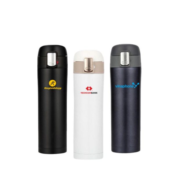 Quà tặng bình giữ nhiệt in logo ngân hàng theo yêu cầu Giá Rẻ BGNQBV81
