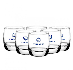 Ly thủy tinh in logo đại hội mặt trận Tiện dụng LTTLGQBV11