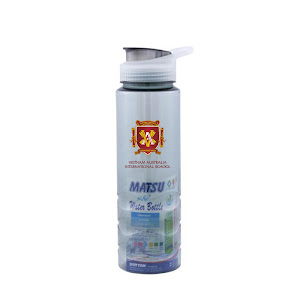 Bình nước nhựa in logo quà tặng học sinh BGNMK8 ý nghĩa BGNQBV54