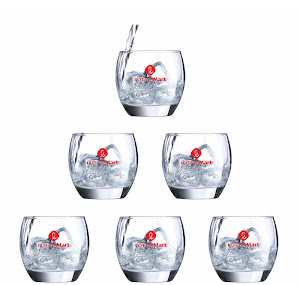 Ly thủy tinh in logo quà tặng khách hàng ý nghĩa LTTLGQBV28