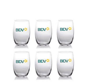 Ly thủy tinh in logo ngân hàng BIDV Tiện dụng LTTLGQBV24
