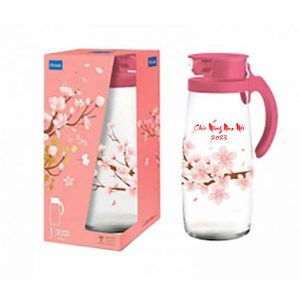 Bình thủy tinh in logo làm quà tặng Sang Trọng Giá Tốt BLOQBV15