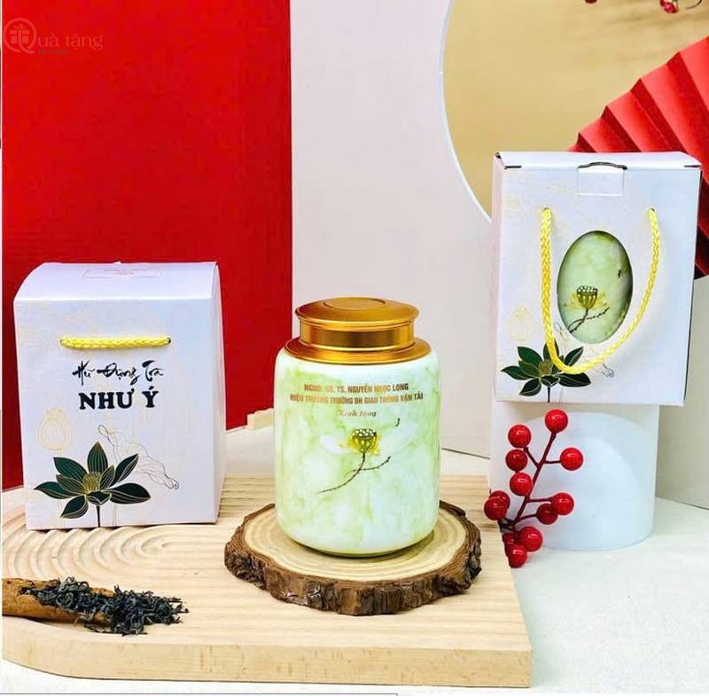 Hủ Đựng Trà In Logo Set Mẫu Quà Tặng Doanh Nghiệp Giá Rẻ, Cao Cấp Tại HCM