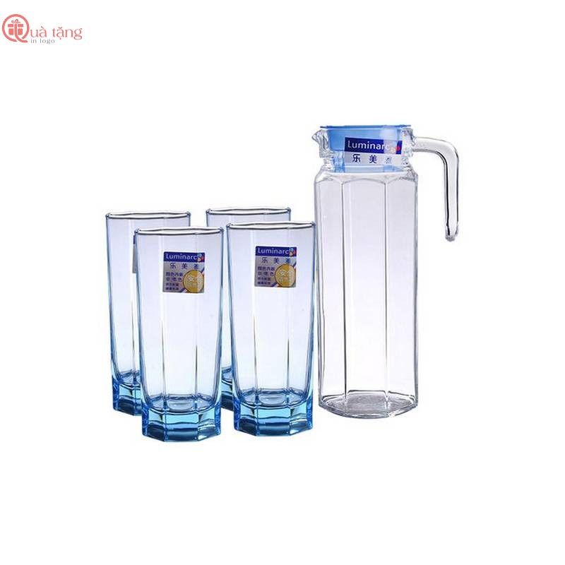 Bình ly thủy tinh in logo Set Mẫu Quà Tặng Doanh Nghiệp Giá Rẻ, Cao Cấp Tại HCM