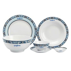 Bộ Đồ Ăn Minh Long Jasmine Phước Lộc Thọ Bộ 22 Sản Phẩm In Logo Syngenta