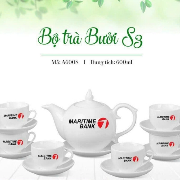Khám Phá Về Mẫu Sản Phẩm Ấm Chén In Logo Quà Tặng Bát Tràng - Bộ Trà Bưởi S3 ACILGBT105 Ắm Chén In Logo Quà Tặng Bát Tràng – Bộ Trà Bưởi S3 ACILGBT105