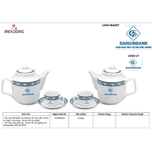 Lý do nên chọn in logo ly thủy tinh tại Quà Tặng In Logo? Ấm Chén In Logo Quà Tặng MILPRO Quà Tặng Minh Long – Jasmine Chim Hạt ACILGML70