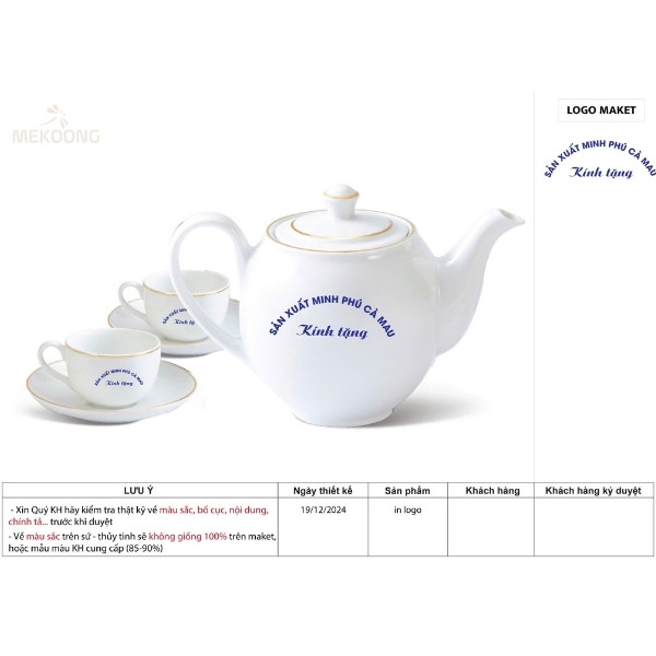 Đôi Nét Về Sản Phẩm Ấm Chén In Logo Quà Tặng Minh Long Trắng Camellia Chỉ Vàng Đẹp ACILGML79 Ấm Chén In Logo Quà Tặng Ming Long Trắng Camellia Chỉ Vàng Đẹp ACILGML79