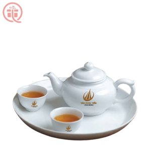Ấm Chén In Logo Tân Phúc Tiến Quà Tặng Minh Long Đẹp ACILGML113