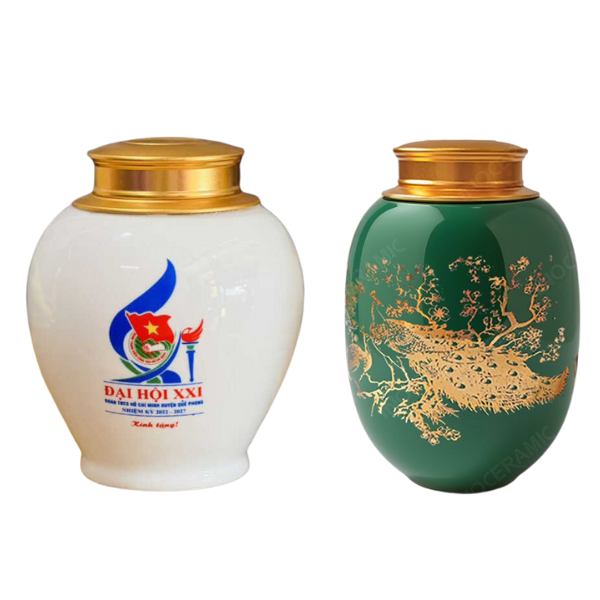 Hủ Đựng Trà In Logo
