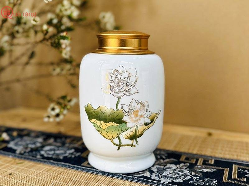Hủ Đựng Trà In Logo Tổng hợp mẫu quà tặng bất động sản doanh nghiệp ý nghĩa