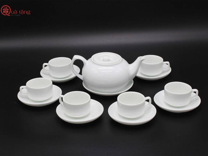 Bộ ấm trà in logo Set Bộ Quà Tặng Đại Hội Đảng Bộ Chất Lượng Ý Nghĩa