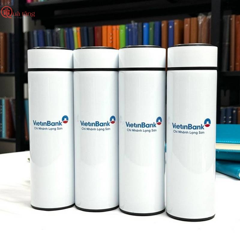 Bình giữ nhiệt in logo 59+ Món quà tặng phụ nữ độc đáo, đặc biệt ý nghĩa