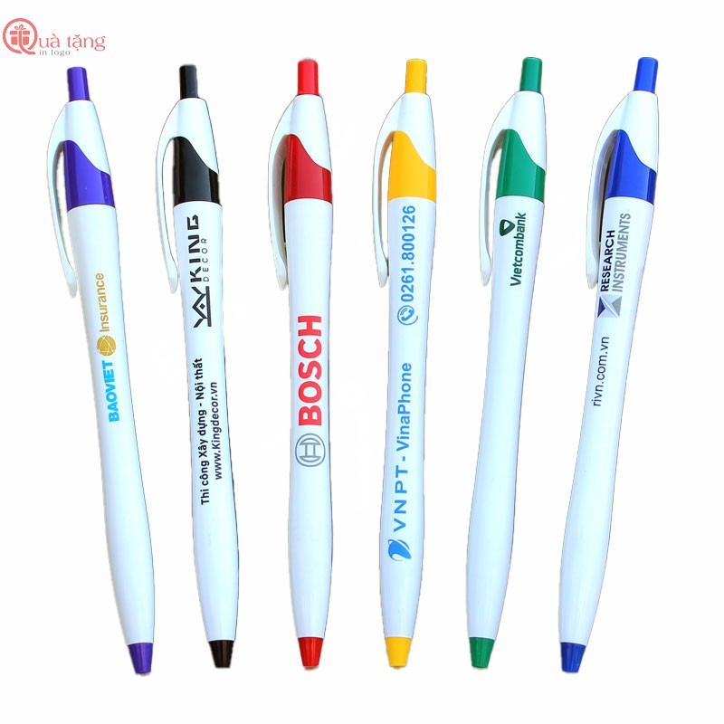 Bút bi in logo TOP 49+ Quà tặng tài chính ngân hàng ý nghĩa, độc đáo