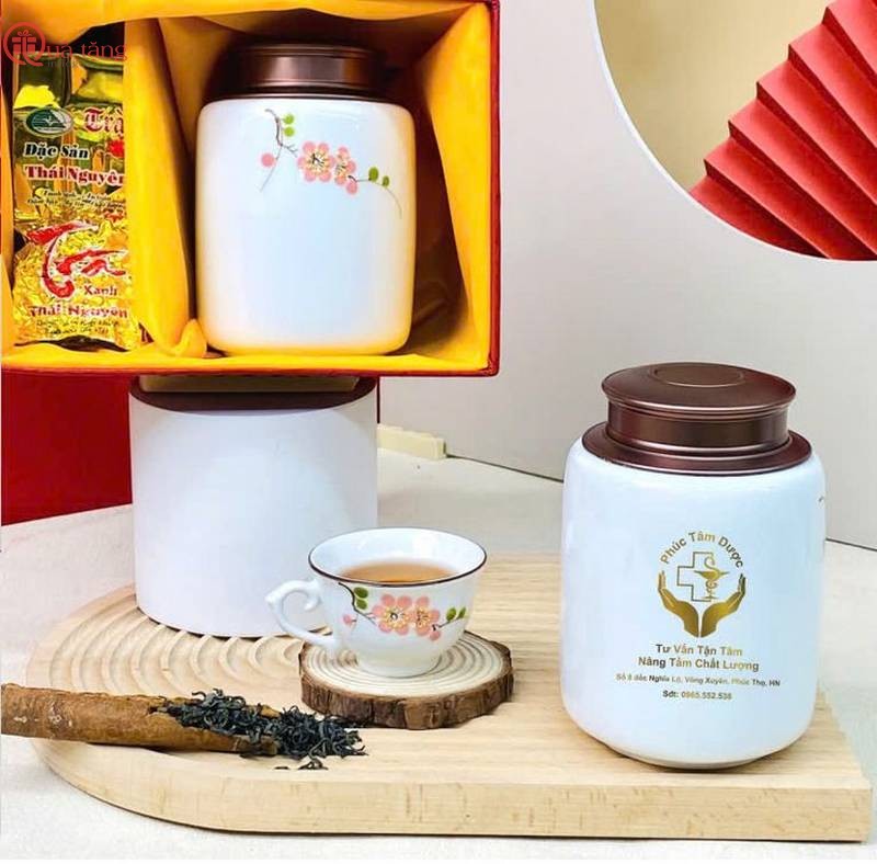 Hủ Đựng Trà In Logo 21+ Mẫu quà tặng tri ân khách hàng độc đáo, ấn tượng