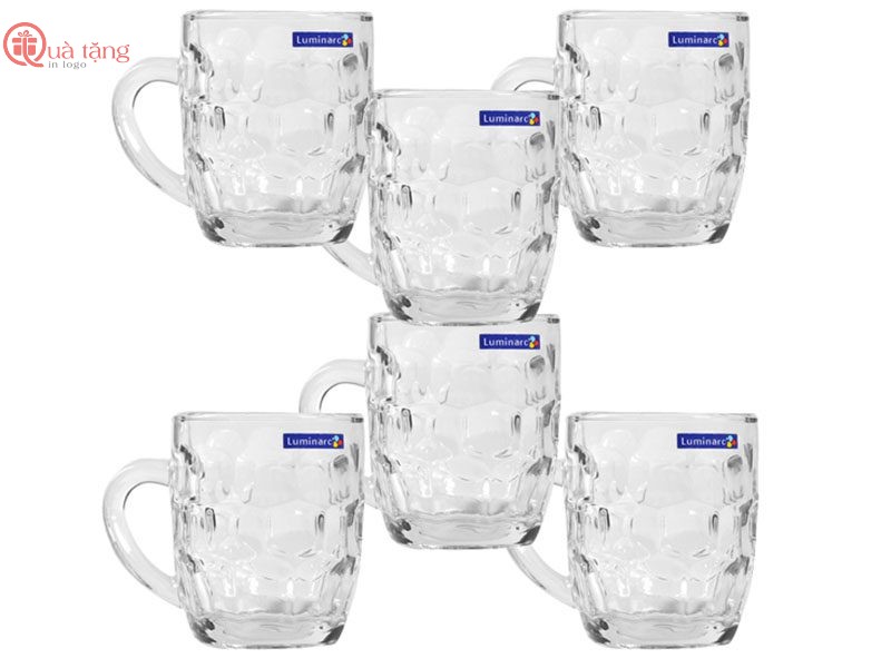 Bộ 6 Ly Thủy Tinh In Logo 21+ Mẫu quà tặng tri ân khách hàng độc đáo, ấn tượng