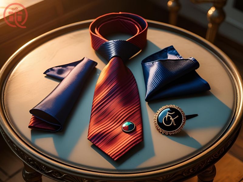 Combo phụ kiện cà vạt, khăn tay, ghim cài áo TOP 40+ quà tặng ngày của cha 15/6 ý nghĩa, độc đáo