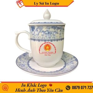 Ca Trà Minh Long 0.30L Nắp Mẫu Đơn Vinh Quy Nhạt In Logo Kỷ Niệm 80 Năm Thành Lập QĐNDVN LSMLILG29