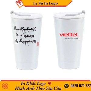 Ly Sứ Dưỡng Sinh Minh Long 0.48L Nắp Ống Hút Mindfulness is a source of happiness LSMLILG37