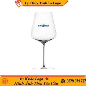 Ly vang thủy tinh in logo Syngenta tinh tế LTTIL39